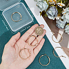 3 Pairs Brass Hoop Earrings for Women EJEW-BBC0001-66G-01-3