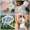 5 Yards Polyester Ruffled Ribbon OCOR-TA0004-06E-8