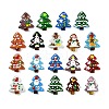 Christmas Theme Handmade Lampwork Beads LAMP-I027-07-1