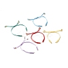 Adjustable Nylon Braided Cord Bracelet Making Accessories AJEW-JB01096-1