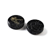 Dyed Black Synthetic Turquoise Beads G-F775-B08-2