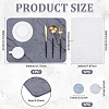 Rectangle Diatomaceous Earth Bathroom Mat AJEW-WH0270-779-4