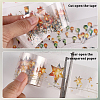 8 Rolls 8 Colors PET Self-Adhesive Paper Decorative Stickers DIY-CP0012-91-5