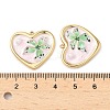 304 Stainless Steel Pendants STAS-C134-09G-02-3