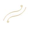Brass Earring Findings KK-A274-17C-G-2