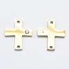 316 Surgical Stainless Steel Micro Pave Cubic Zirconia Links connectors STAS-K178-13G-2