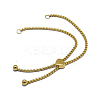 316 Stainless Steel Slider Bracelet Making X-MAK-L020-02G-1