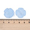 Frosted Transparent Acrylic Beads OACR-P029-19B-01-4