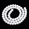 Opaque Solid Color Glass Beads Strands GLAA-T032-P6mm-02-3