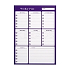 Magnetic Dry Erase Weekly Calendar for Fridge AJEW-E043-07A-3
