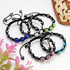 Fashion Disco Ball Bracelets BJEW-H456-M-1