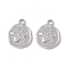 Non-Tarnish 304 Stainless Steel Pendants STAS-K242-08P-2