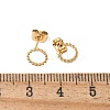 304 Stainless Steel Stud Earrings for Women EJEW-Z092-01G-03-3
