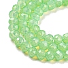 Baking Paint Transparent Glass Beads Strands DGLA-A034-J3mm-B09-4