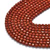 Natural Red Jasper Beads Strands G-A260-A46-01-3