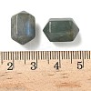 Natural Mixed Gemstone Double Terminal Pointed Faceted Chunk Bullet Beads G-C252-04-4