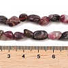 Natural Plum Blossom Tourmaline Beads Strands G-K395-B11-01-5