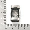 Tibetan Style 304 Stainless Steel Slide Charms/Slider Beads STAS-L274-005AS-01-3