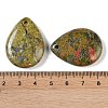 Natural Unakite Pendants G-G115-02A-3