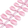 12 Different Size Natural Frosted Solid Color French Short False Nails MRMJ-T078-97-M-4