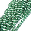 Natural Green Onyx Agate Beads Strands G-F604-08C-6mm-1