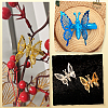 12Pcs 12 Colors Alloy Alligator Hair Clips for Women OHAR-SP0001-07-7
