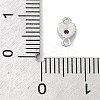 Brass Pave Cubic Zirconia Heart Connector Charms KK-G548-18P-4