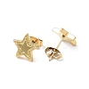 Ion Plating(IP) 304 Stainless Steel Stud Earring for Women EJEW-I285-16G-2