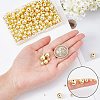 380Pcs 5 Sizes Electroplate Non-magnetic Synthetic Hematite Beads G-NB0002-72-3