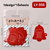 Christmas Theme Paper Self-Adhesive Stickers DIY-M070-10C-1