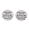 Non-Tarnish 201 Stainless Steel Pendants STAS-T064-38P-8-2