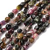 Natural Multicolor Tourmaline Beads Strands G-K395-A06-01-2