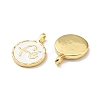 Brass Enamel Charms X-KK-G416-57G-01-2