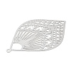 Non-Tarnish 304 Stainless Steel Filigree Big Pendants LS-X-STAS-K257-04P-3