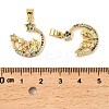 Mother's Day Brass Micro Pave Cubic Zirconia Pendants KK-M324-02C-G-3