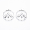 Non-Tarnish 304 Stainless Steel Pendants LS-A-STAS-N090-LA911-1-1