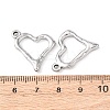 304 Stainless Steel Textured Pendants STAS-A133-05P-3