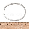 304 Stainless Steel Micro Pave Cubic Zirconia Hinged Bangles for Women BJEW-Z146-02P-3