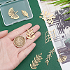 8Pcs 8 Style Ion Plating(IP) 201 Stainless Steel Pendants STAS-DC0002-81-2
