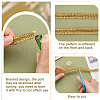 Polyester Centipede Lace Ribbon OCOR-WH0088-43A-01-4