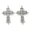Tibetan Style Zinc Alloy Big Pendants TIBEP-R334-117AS-RS-1