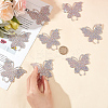8Pcs Rhinestone Hot Melt Adhesive On The Back Appliques DIY-GO0001-87-3