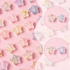 200Pcs Gradient Color Transparent Acrylic Beads MACR-FS0002-03-3