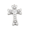 Brass Micro Pave Cubic Zirconia Pendants KK-L228-34P-01-1