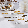 60Pcs 3 Colors Tibetan Style Alloy Pendants FIND-LP0003-55-1