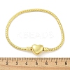 Brass  Micro Pave Cubic Zirconia Link Bracelets LS-BJEW-S158-17G-5