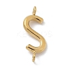 304 Stainless Steel Letter Connector Charms STAS-M108-01G-19-1
