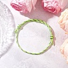 6Pcs 6 Colors Adjustable Polyester & Spandex Cord Bracelets for Men Women BJEW-JB12092-3