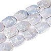 Baroque Natural Nucleated Pearl Keshi Pearl Beads Strands PEAR-S022-08-2