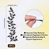 4Pcs Polyester Iron on/Sew On Patches PATC-CP0001-11B-2